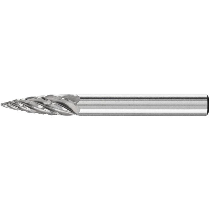 Frässtift - PFERD - Hartmetall - Schaft-Ø 6 mm - für Stahl - Spitzbogenform