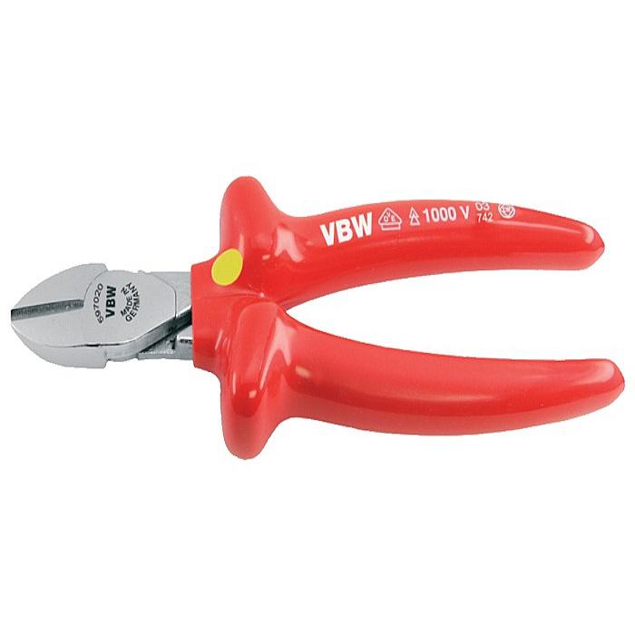 VDE side-cutting pliers - length 160mm / 180mm - cutting capacity up to 48 HRc