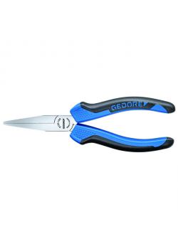 Flat-nose pliers -160 mm - without cutting edge - chromed