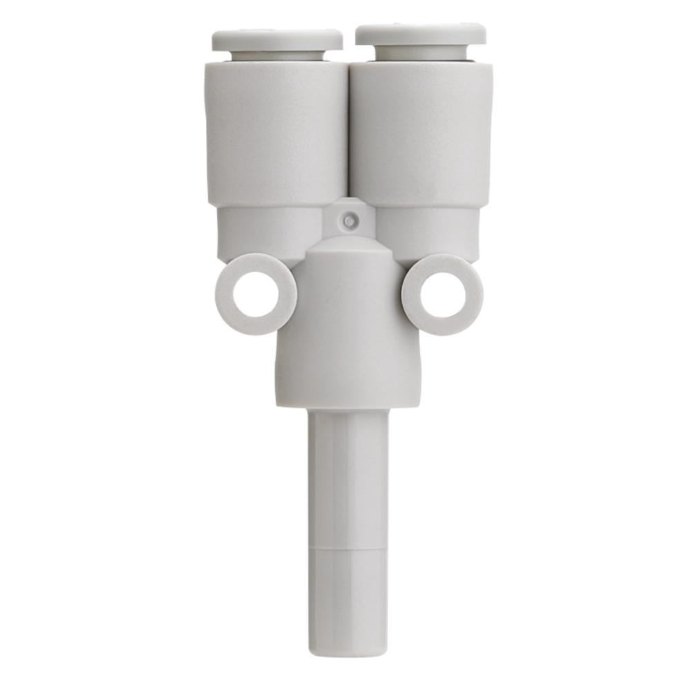 Derivatore a Y KQ2X - doppio - PBT/PP - da 3,2 su 4 mm a 10 su 12 mm - unità di imballaggio 5 o 10 pezzi - prezzo per pezzo
