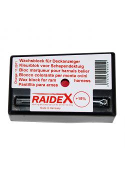 Voksblokk - for dekkindikator - Raidex - rød, blå, gul, grønn