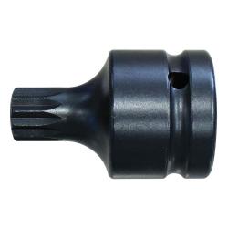 Gedore skruetrækkerbit - 3/4"-tilslutning - indvendig not XZN-M18 - længde 61 mm - pris pr. stk.