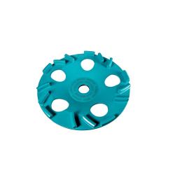 Cup wheel - BST 180 Cyclon - for hard mineral surfaces - Ø 180 mm - height 30 mm - turquoise