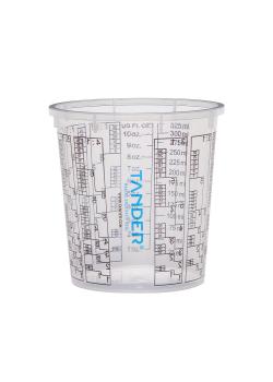 Lacquer mixing cup - disposable - with mixing scale - in different sizes - price per pack