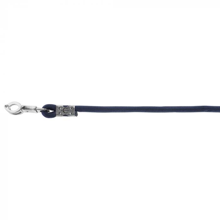 Longe Dexter - polypropylène - longueur 2 m - Ø 20 mm - avec mousqueton ou crochet de panique - bleu ou noir