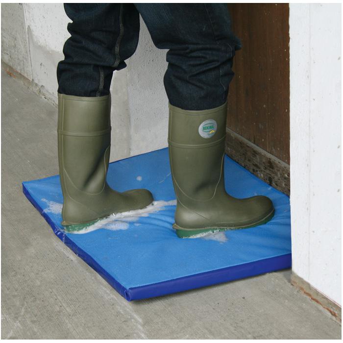 Disinfection mat - width 45 to 60 cm - length 45 to 85 cm - height 3 cm