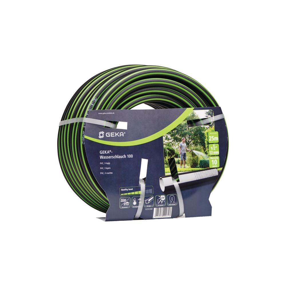 GEKA® - Water hose 100 - PVC - Hose size 1/2" to 5/8" - Length 25 to 50 m - Price per roll