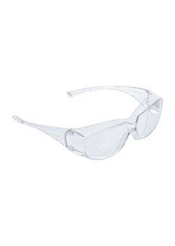 Schutzbrille - großes Sichtfeld - transparent - Material Polycarbonat - DIN EN 166 - Gewicht 40 g