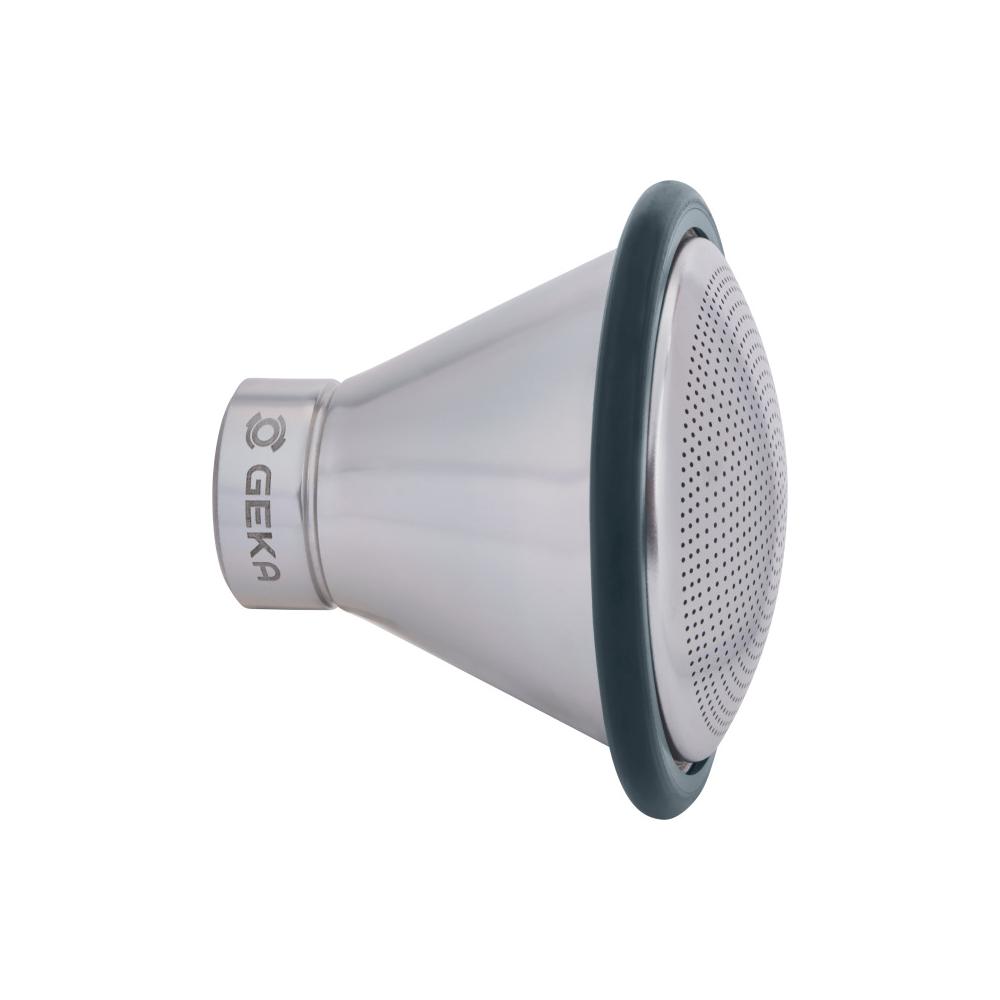 GEKA® plus dusjhode - Soft Rain - størrelse L - plater Ø 72 mm - silhull Ø 0,7 mm - pakke med 1 - pris pr stk.