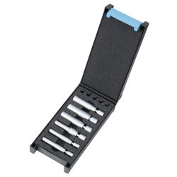 Set di chiavi per candelette Gedore - profilo esagonale - larghezza chiave da 8 a 16 mm - attacco 1/4" e 3/8" - in valigetta di plastica - prezzo al pezzo