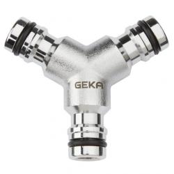 GEKA® plus Y-branch connector - plug-in system - chrome-plated brass - PU 5 pieces - price per PU