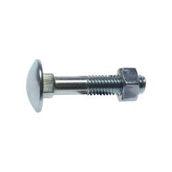 Round-head screws "carriage bolt" with hexagon nut - DIN 603 (Mu) / ISO 86