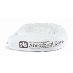 PIG® Antistatic absorbent sock - antistatic PP - absorbs 45.4 or 57 l/VE - PU 6 or 12 pieces - price per PU