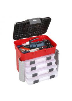 Vektøyboks/-kasse - farge rød-grå-svart - 420 x 303 x 400 mm