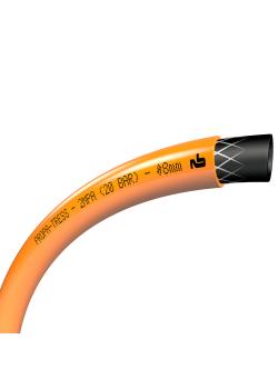 PVC-letku Propa-Tress® - sisähalkaisija ø 6,3 - 9 mm - ulkomitta ø 12 - 16 mm - pituus 25 ja 100 m - väri oranssi - rullahinta