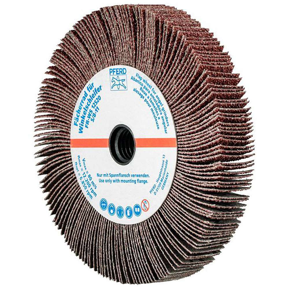 Fan grinding wheel - PFERD - for angle grinder - Ø 125 mm - for various materials