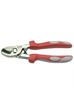 One-handed cable cutter - chromed - length 220 mm - MK-handles