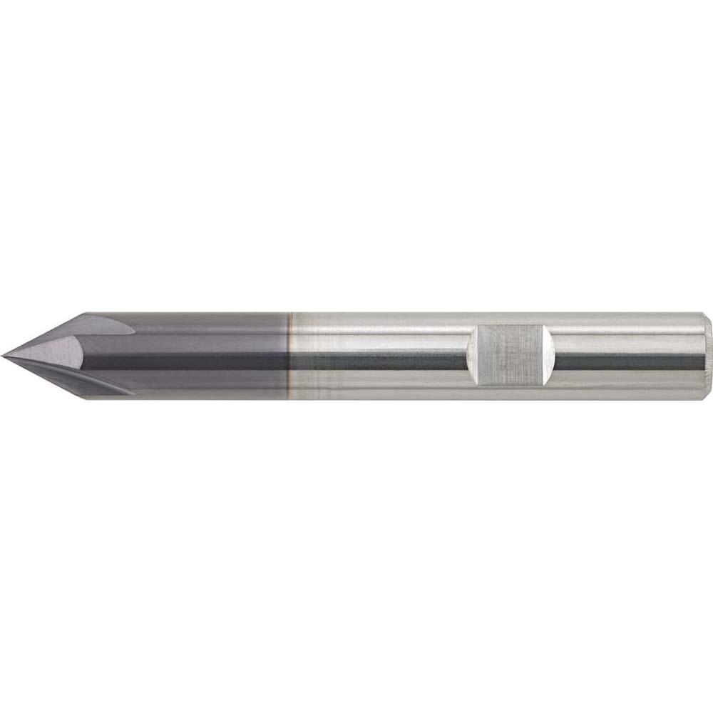 FORUM NC deburring cutter 6527 short - solid carbide - type N - TiAlN-coated - point angle 60° - Ø 4 to 20 mm - price per piece