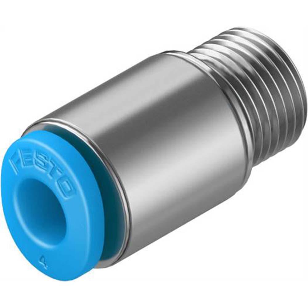 FESTO - QSM - Push-in fitting - Size Mini - Nominal width 0.9 to 4.1 mm - Pack of 10 - Price per pack