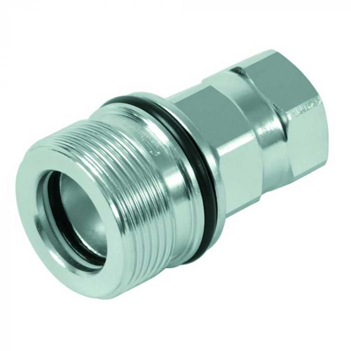 Plug-in coupling SK-VSV socket - chrome-plated steel - DN 12 to 40 - size 3 to 8 - BSP female thread / metr. IG - PN 350 to 400 bar