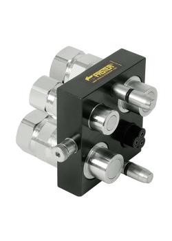Multi-coupling series MST510 2P - plug - chrome-plated - DN 12/19 - size 8/12 - IG G 1/2 "to G 3/4" - PN 250