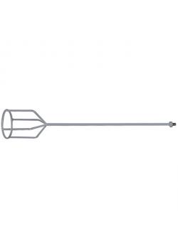 Basket mixer - length 120 mm - thread size M 14 - load up to 25 kg