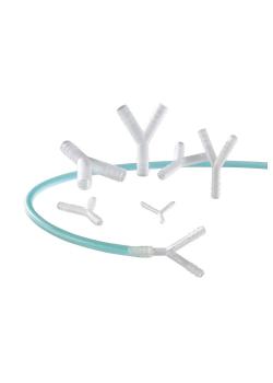 Connettore a Y - PVDF - occhielli cilindrici - diversi design - UI 10 pezzi - prezzo per UI