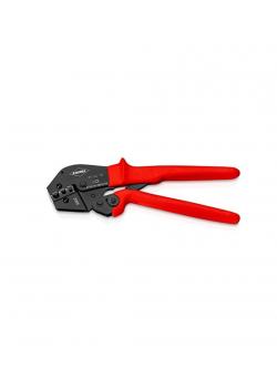 Crimping lever pliers - with two-hand operation - for twin wire end sleeves 2x6 / 2x10 / 2x16 mm² - length 250 mm