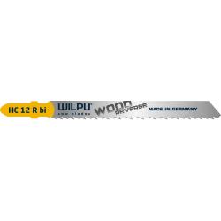 WILPU Stichsägeblatt HC 12 R BI - Länge 75 mm - Zahnteilung 2,5 mm / 10 ZpZ
