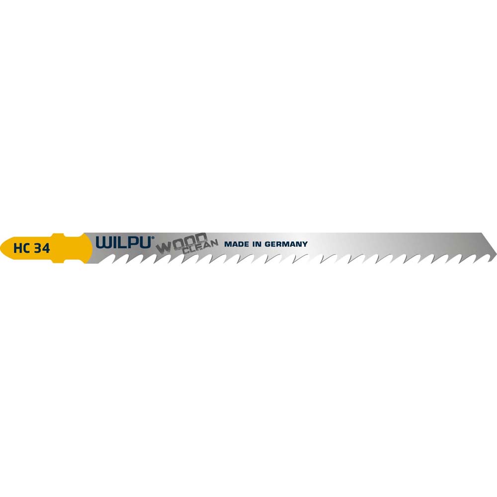 WILPU jigsaw blade HC 34 - tooth pitch 4 mm / 6.35 tpi - length 105 mm