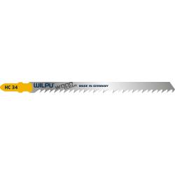 WILPU jigsaw blade HC 34 - tooth pitch 4 mm / 6.35 tpi - length 105 mm