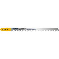 WILPU jigsaw blade HC 34 D - tooth pitch 4 mm / 6.35 tpi - conically ground, sharpened obliquely