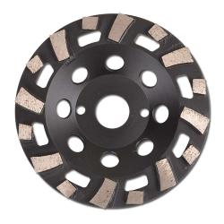 Cup Wheels Diamond Fan-Shaped - For Floor Scread, Sand Stone, Plastering, Abrasi