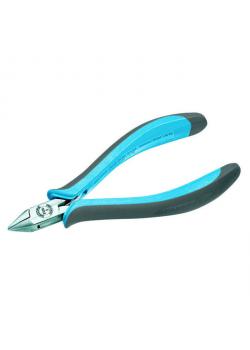 Electronic mini-side cutter - 125 mm - pointed head - fine chamfer - ESD