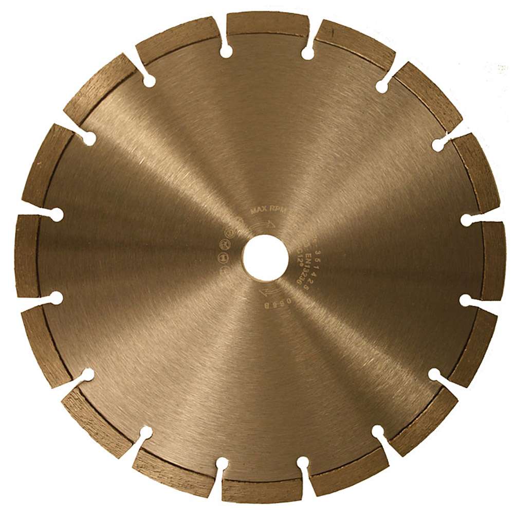 Diamond Blade - 2135 Laser Betong - Ø 115 til 600 mm - hulldiameter 22,2 til 25,4 mm - for betong - segmenthøyde 10 mm
