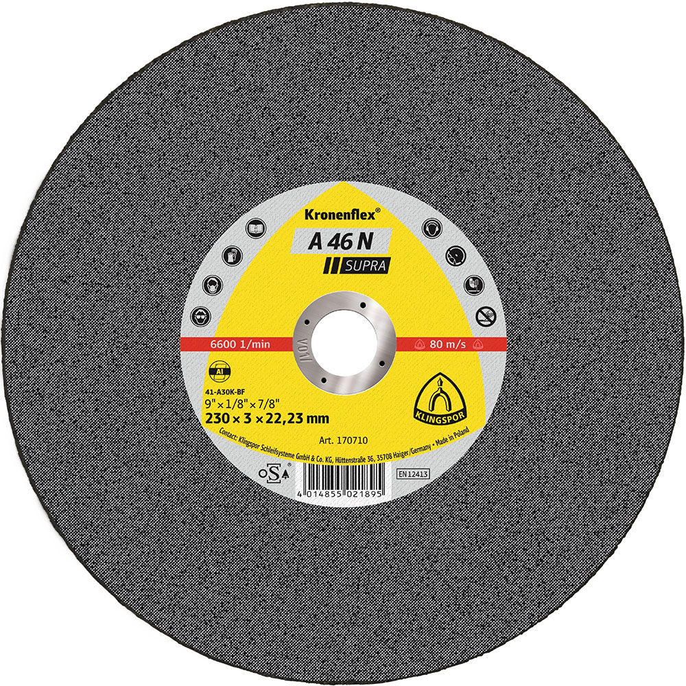 Cutting-Off Wheel - For Aluminum And Nonferrous Metals - Soft Hardness - Ø 115-2