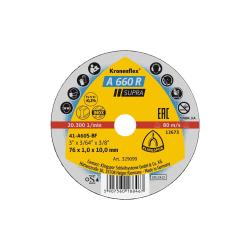 Small cutting-off wheel A 660 R Supra - Diameter 50 to 100 mm - Width 1 to 1.6 mm - Bore 6 to 10 mm - PU 25/40 pieces - Price per PU