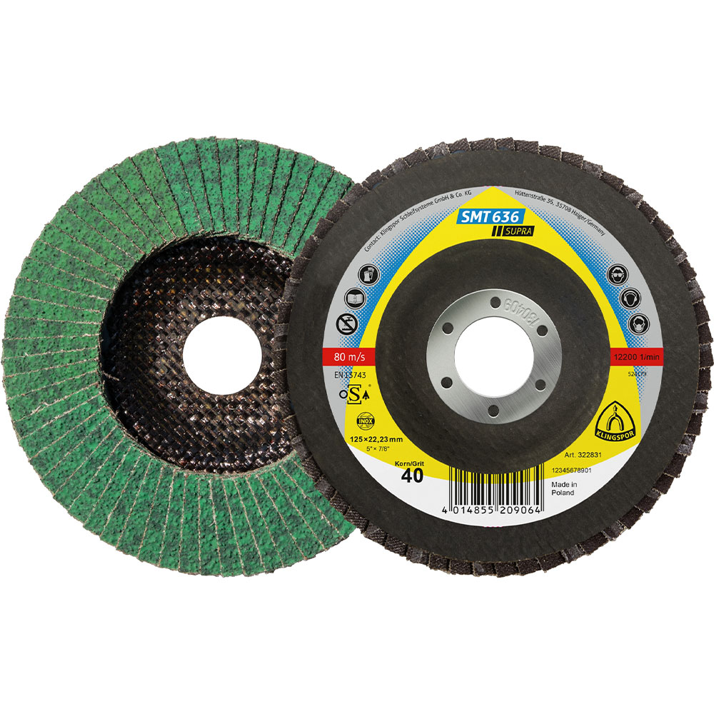 Flap Disc Convex - Glass Fabric With Multi Bonding - For VA - SMT 630