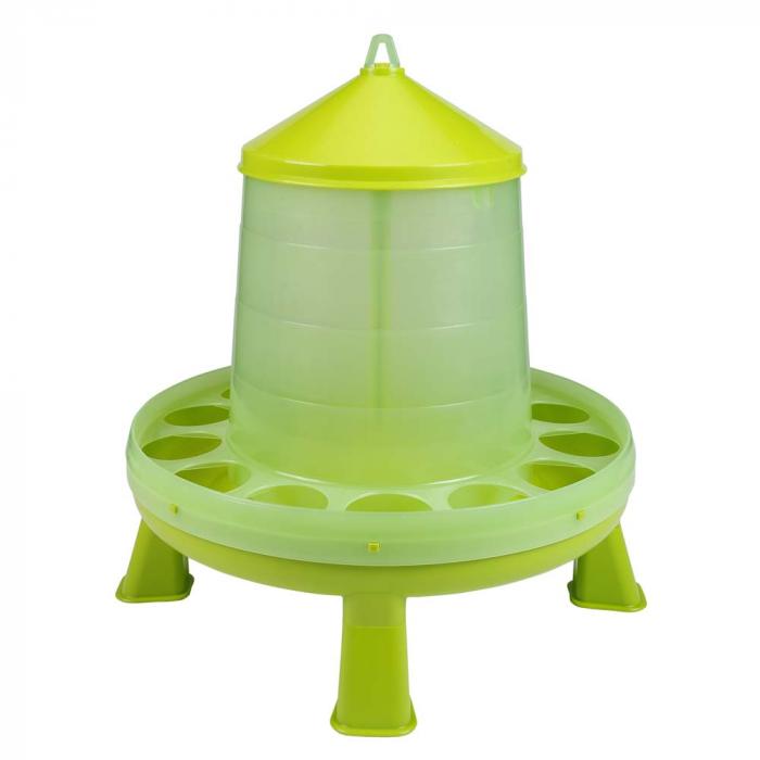 Feeder - with feet - for poultry - 2.4 to 14.4 l - plastic - food safe - price per piece