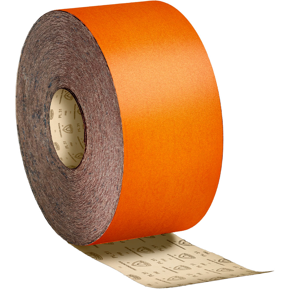 Rouleau de papier abrasif - 50m - grain de 40 à 400 - pour bois, peinture, enduits