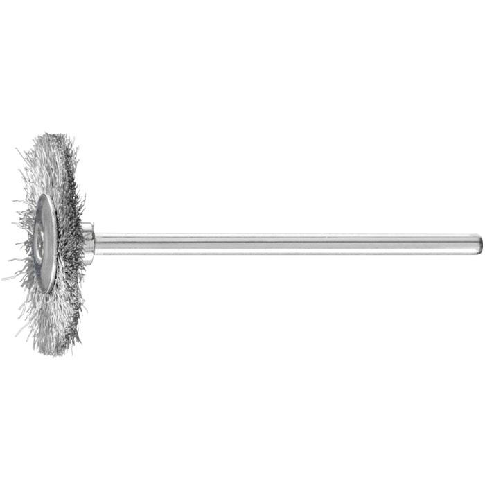Round brush - PFERD - Brush Ø 16 to 22 mm - with steel wire trimming