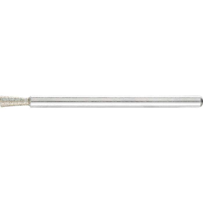 PFERD Diamant-Schleifstift - Topfform KT - Korngröße D 126 - Außen-ø 3,0 und 10,0 mm - Schaft-ø 3 und 6 mm
