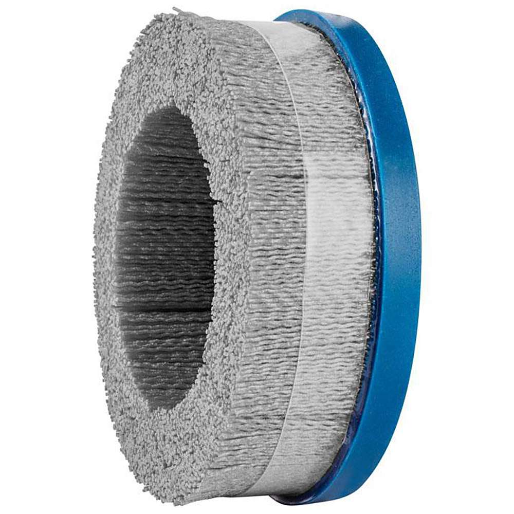Brosse circulaire - CHEVAL - type à filament, avec la bague de support - garniture en plastique avec grain céramique