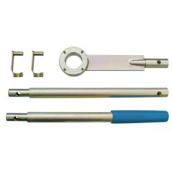 Gedore counterholding spanner - for crankshaft vibration dampers - suitable for VW-Audi - 5-piece