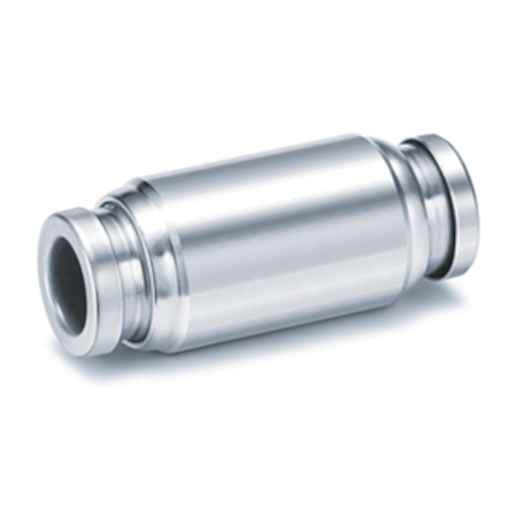 Connecteur droit KQB2H - laiton/acier inoxydable - Ø extérieur du tuyau 3,2 à 16 mm - Prix à l'unité