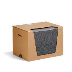 PIG® Extra-Duty Universalmatta - polypropen - 41 x 51 cm - absorberar 68,7 l/PU - förpackning om 100 - pris per förpackning