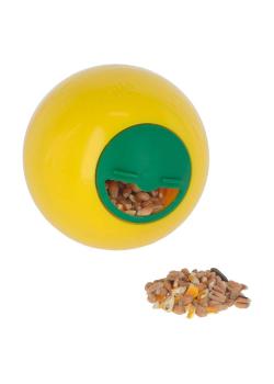 Snackboll - plast - Ø 7,5 cm - gul