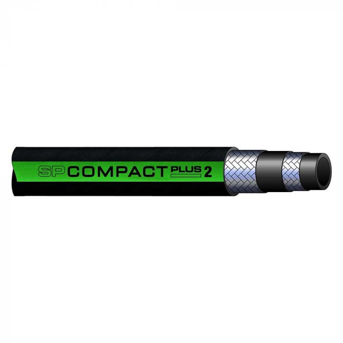 Tubo trecciato SP-COMPACTplus2 - gomma - DN 6 a 16 - Ø esterno max 14,2 a 24,7 mm - PN fino a 450 - prezzo per rotolo