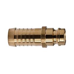 Temperature control insertion nozzle - brass 2.0401 - hose connection 13 mm - DN 9 - PN 15 bar