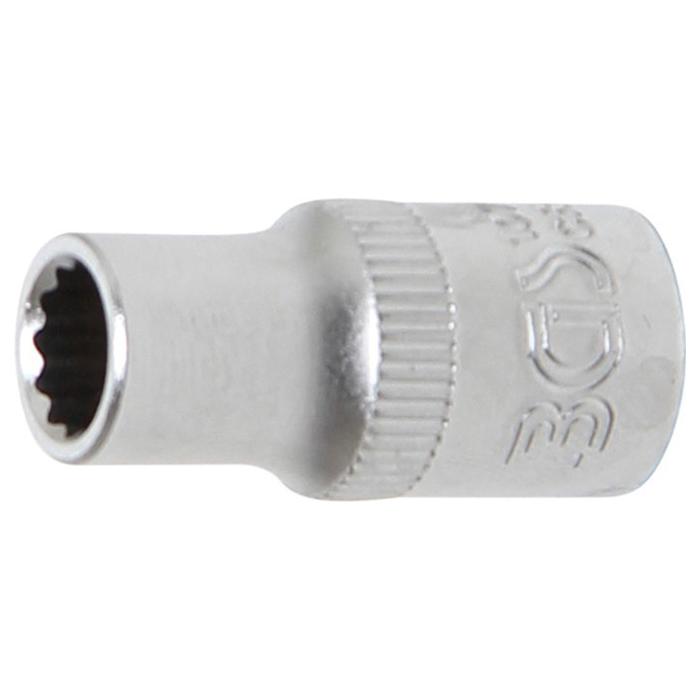 Punkt Socket - 6.3mm (1/4 ") - 12-punktowy - Rozmiar 4 do 14 mm